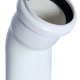 CODO SANITARIO BLANCO 45°
