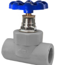 LLAVE DE PASO METALICA MANILLA ALIMINIO AZUL PPR